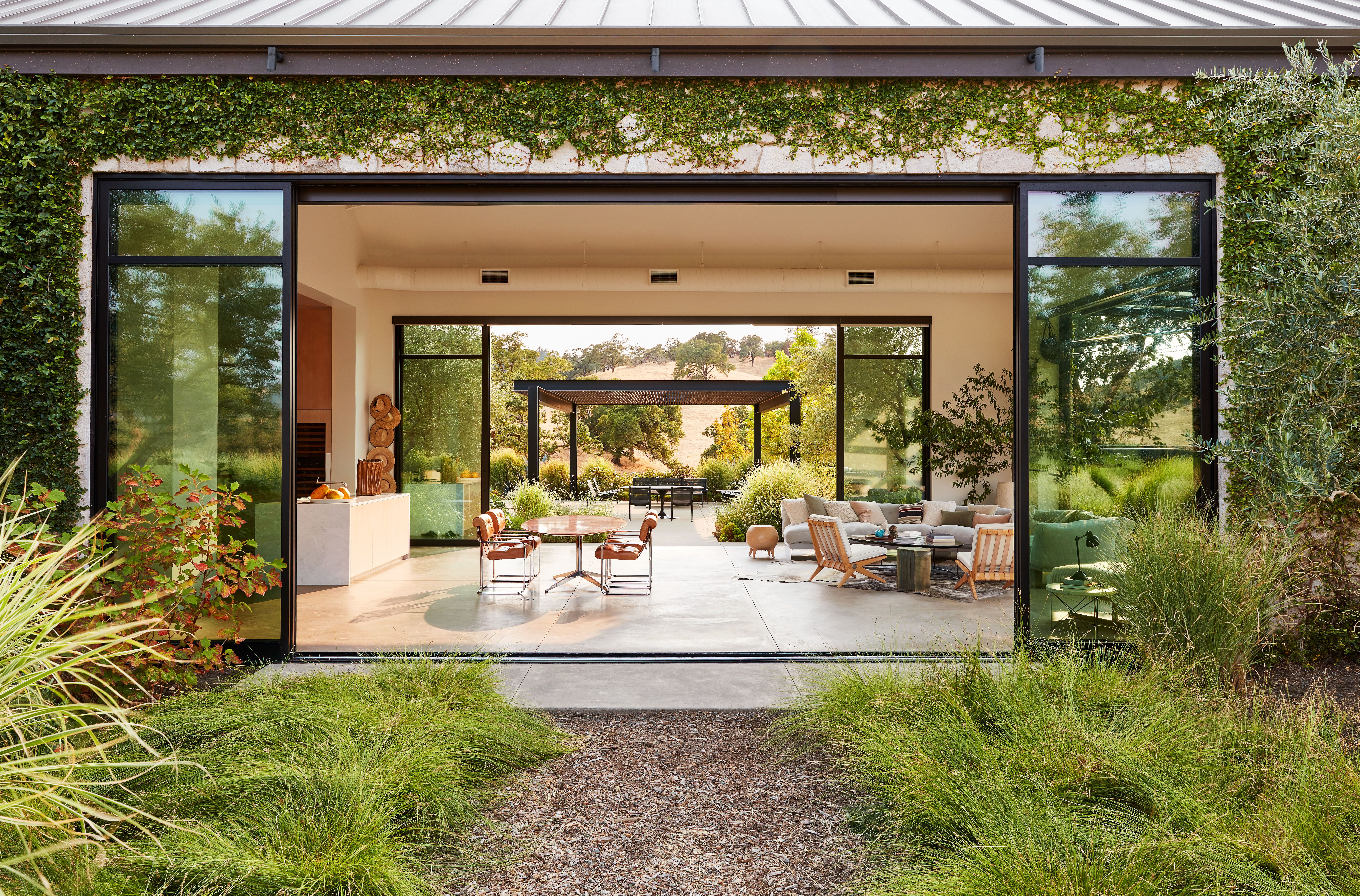 Architectural Digest — Inside an Airy Sonoma Escape Nestled Into the Land